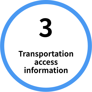 3. Transportation access information